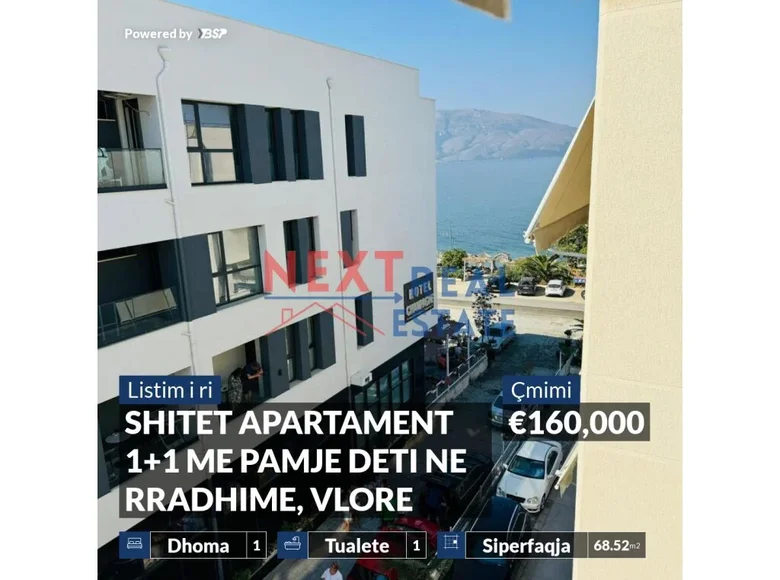 1 bedroom apartment 68 m² Vlora, Albania