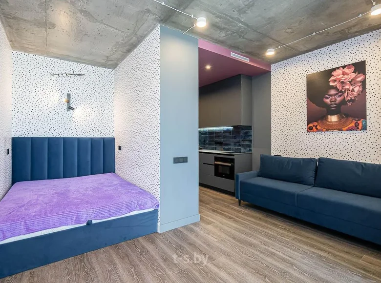 Apartamento 1 habitación 30 m² Minsk, Belarús