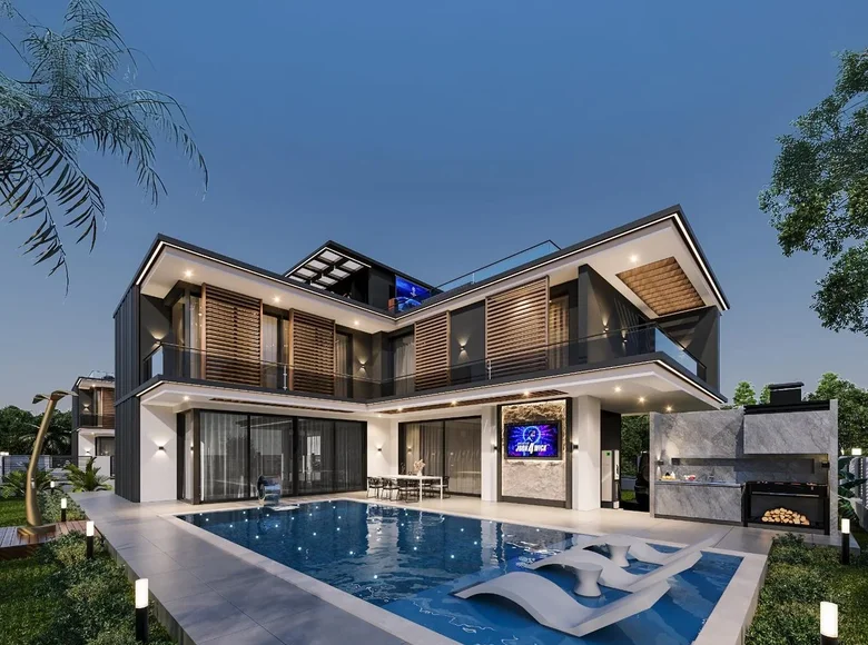 Villa de 4 dormitorios 310 m² Girne Belediyesi, Chipre del Norte
