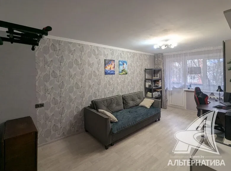 Mieszkanie 2 pokoi 48 m² Brześć, Białoruś