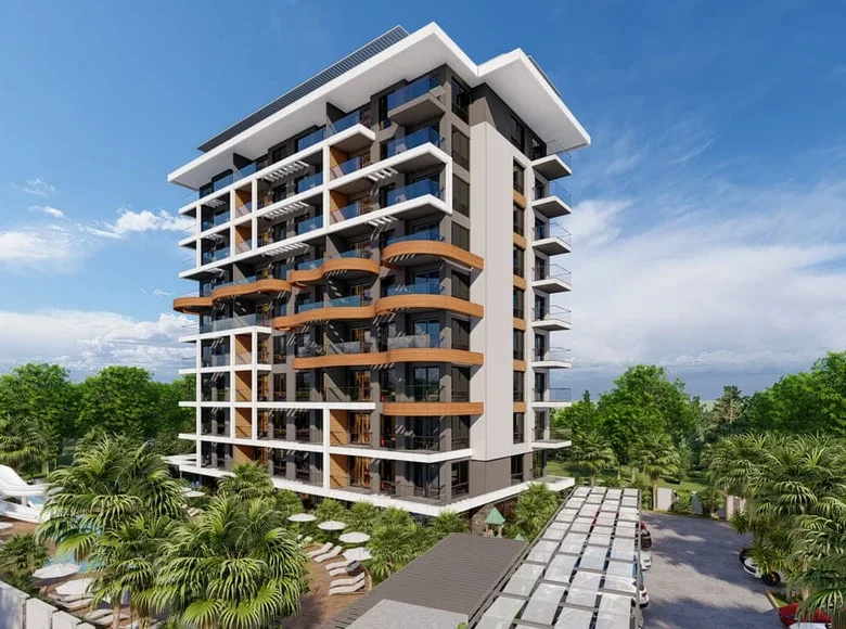 1 bedroom apartment 63 m² Avsallar, Turkey