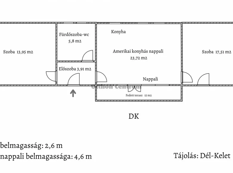 Casa 2 habitaciones 65 m² Budapest, Hungría