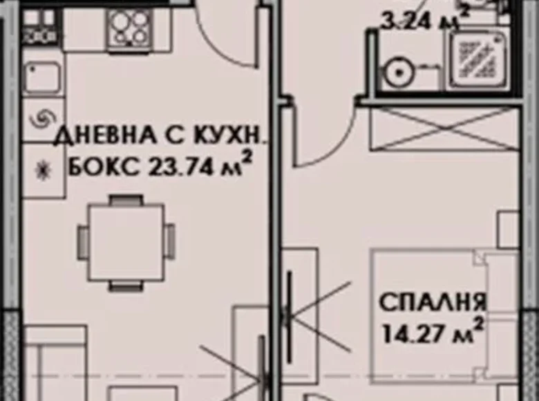 Квартира 77 м² Район Софии (Столична), Болгария