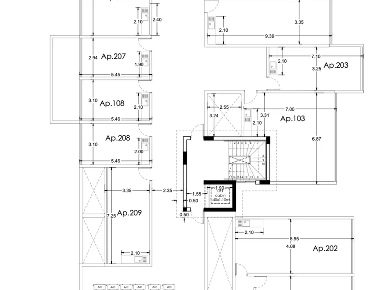 Wohnung 1 Schlafzimmer 50 m² Nisou, Zypern