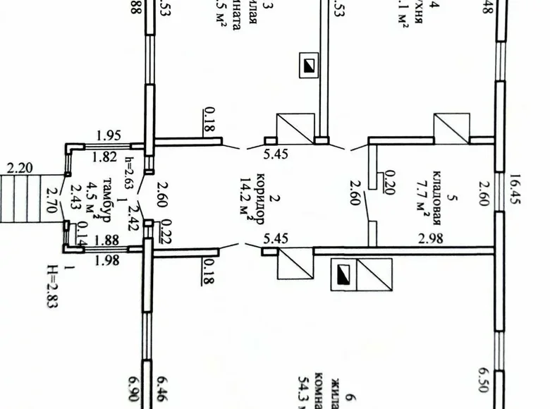 House 134 m² Paulauski sielski Saviet, Belarus