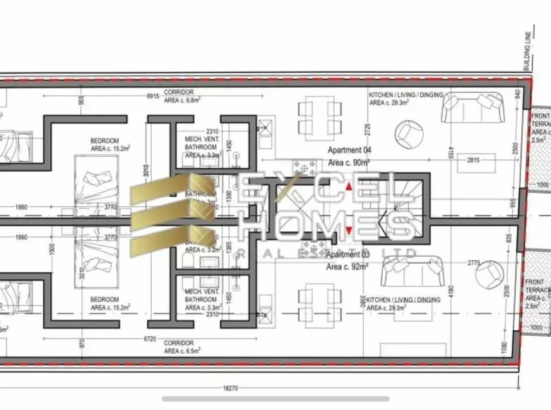 Wohnung 2 Schlafzimmer  Luqa, Malta