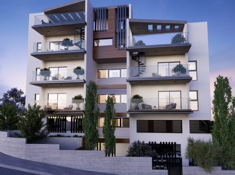 Mieszkanie 2 pokoi 77 m² Gmina Means Neighborhood, Cyprus