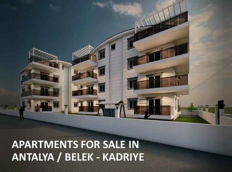 Multilevel apartments 3 bedrooms 110 m² Kadriye, Turkey