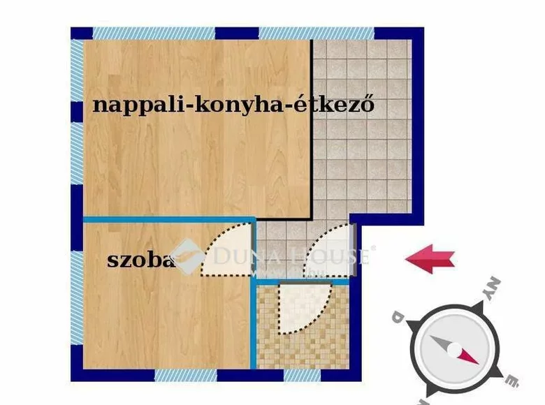 Mieszkanie 47 m² Budapeszt, Węgry