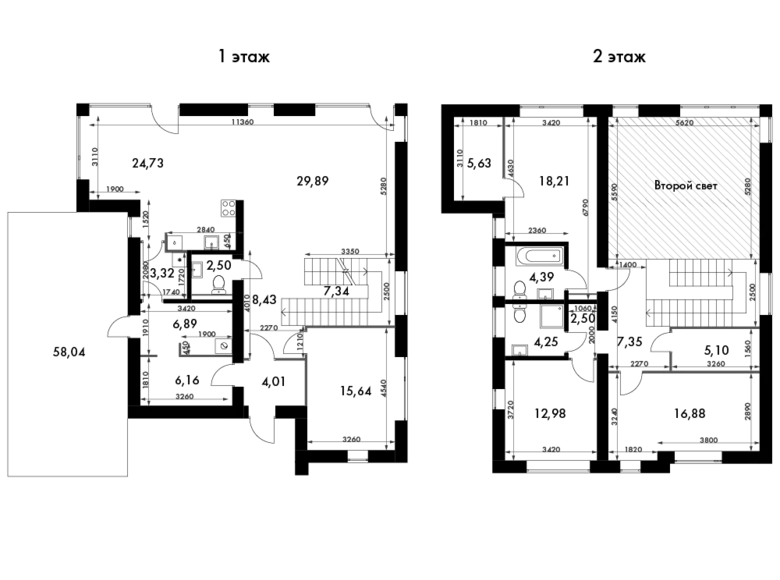 Chalet 4 chambres 195 m² Svetlyye Gory, Fédération de Russie