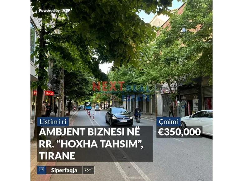 Nieruchomości komercyjne 76 m² Tirana Municipality, Albania