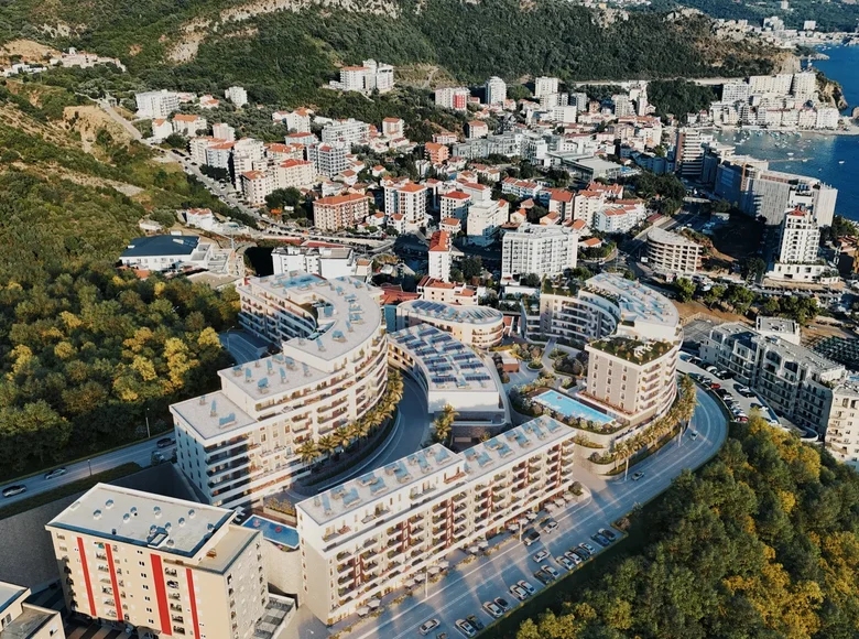 Apartamento 1 habitacion 188 394 m² Becici, Montenegro