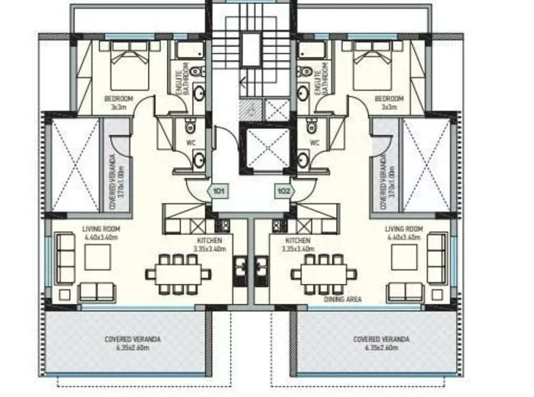 Квартира 1 спальня 96 м² Лимасол, Кипр