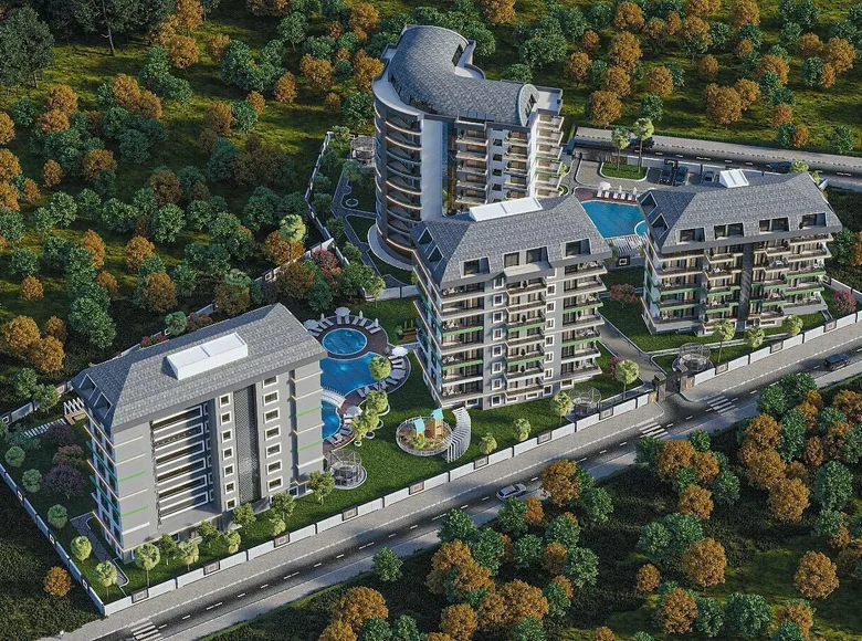 2 bedroom penthouse 111 m² Alanya, Turkey