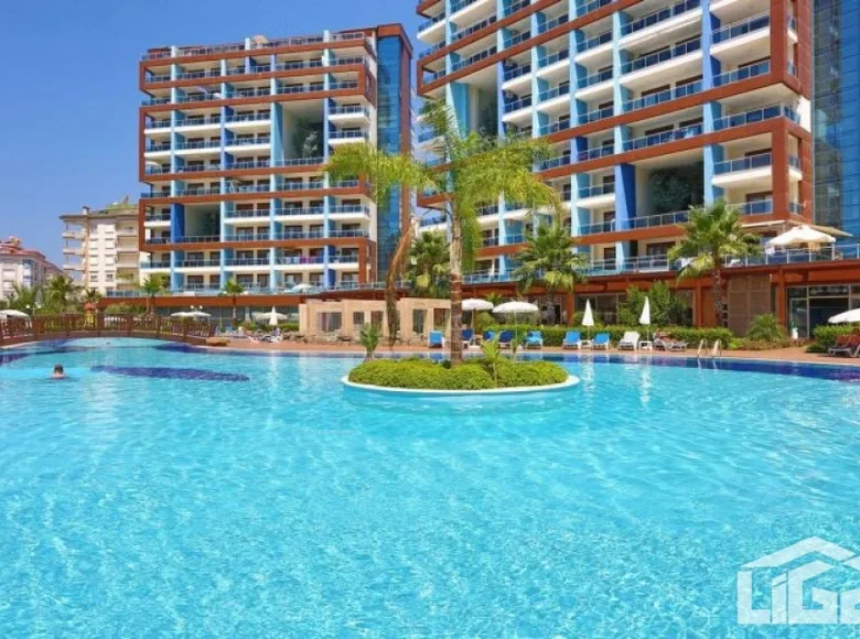 1 room studio apartment 40 m² Alanya, Turkey