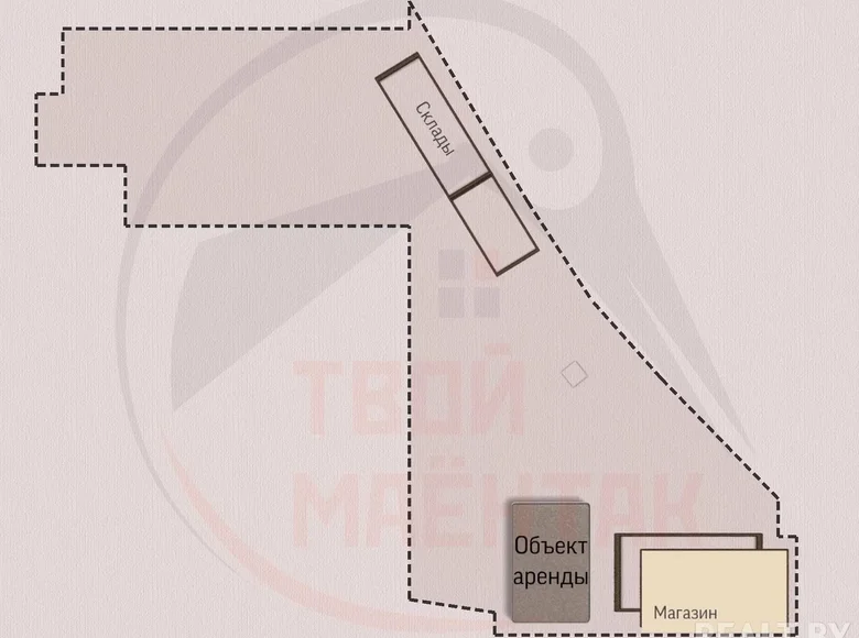 Магазин 577 м² Жлобинский район, Беларусь