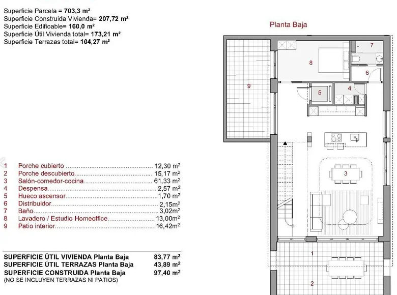 Дом 5 комнат 208 м² Finestrat, Испания