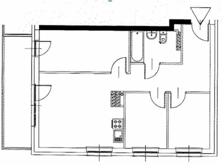 Квартира 4 комнаты 58 м² Варшава, Польша