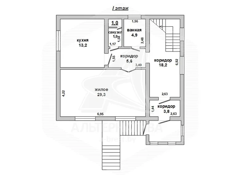 Maison 154 m² Brest, Biélorussie