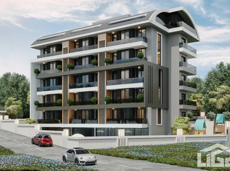 Mieszkanie 4 pokoi 79 m² Alanya, Turcja