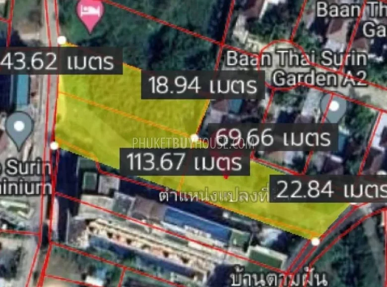 Земельные участки  Ban Bang Thao, Таиланд