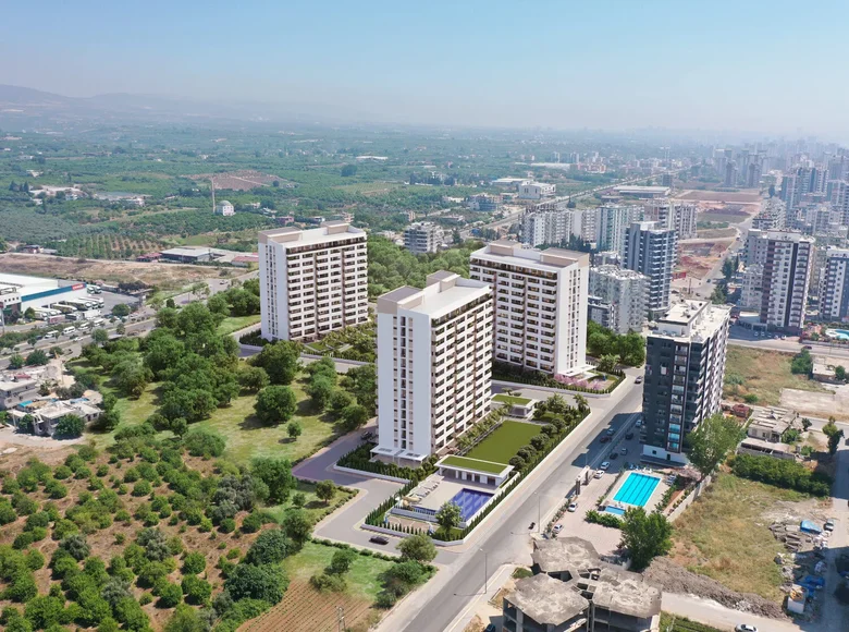 Mieszkanie 2 pokoi 52 m² Mersin, Turcja