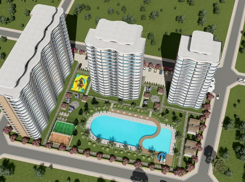 2 room apartment 80 m² Mersin, Turkey