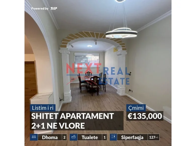 2 bedroom apartment 127 m² Vlora, Albania