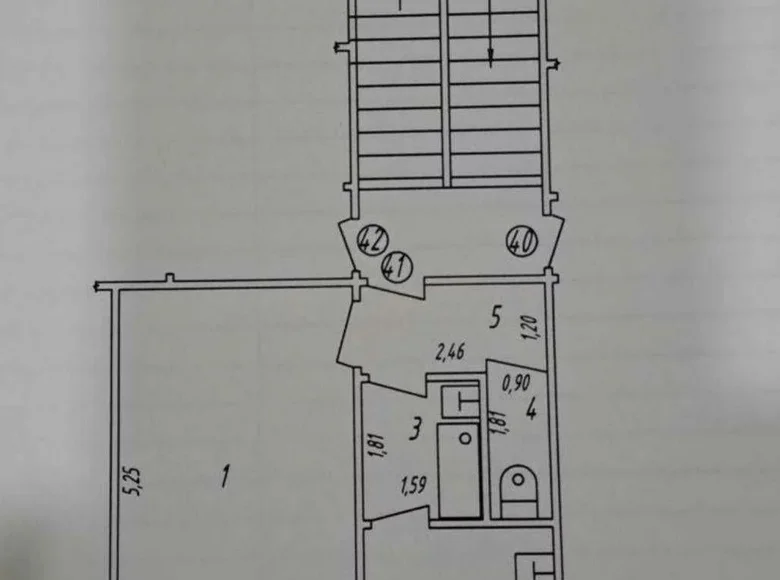 Kvartira 1 xona 30 m² Toshkentda