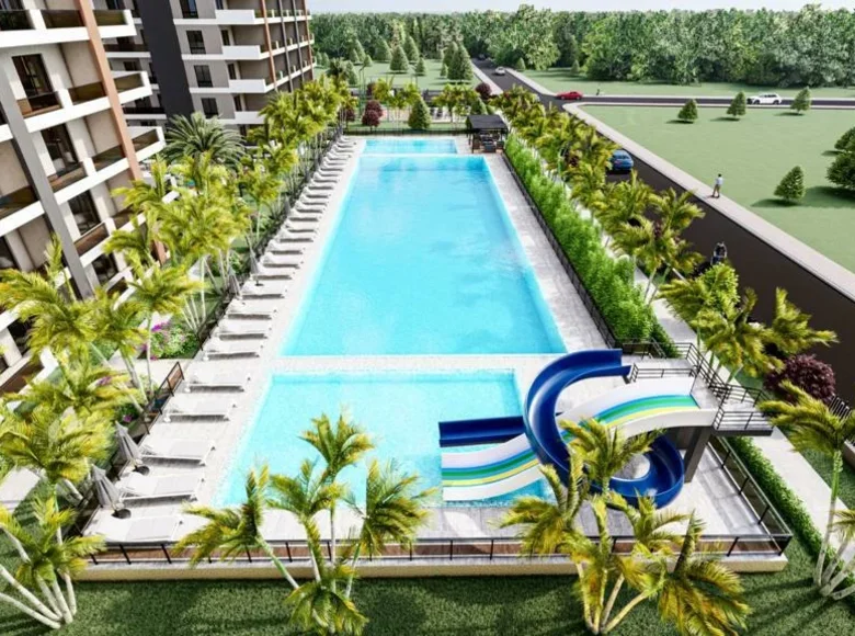 2 bedroom apartment 120 m² Mersin, Turkey