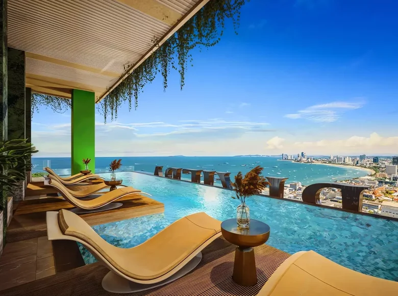 1 bedroom apartment 34 m² Pattaya, Thailand