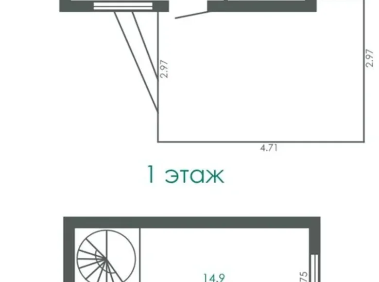 Maison 58 m² Rakauski siel ski Saviet, Biélorussie