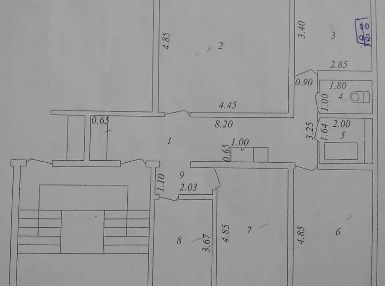 Квартира 4 комнаты 100 м² Ташкент, Узбекистан