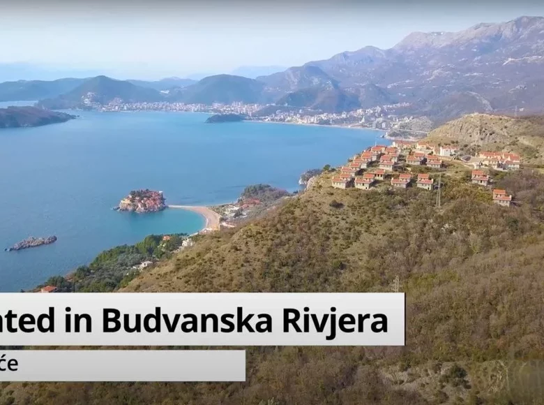 Parcelas 780 m² Budva, Montenegro