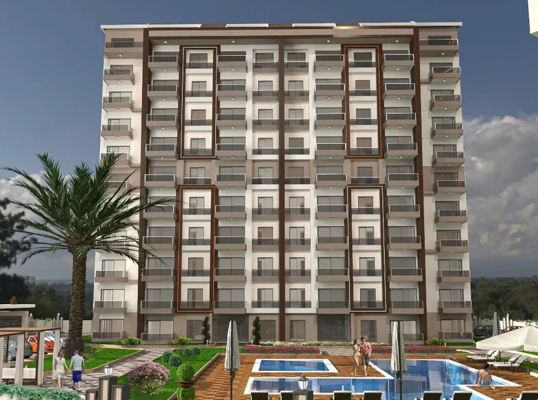 Mieszkanie 2 pokoi 55 m² Alanya, Turcja