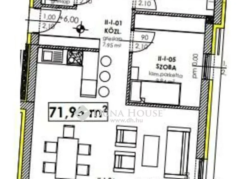 Квартира 79 м² Кестхей, Венгрия