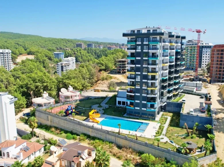 Mieszkanie 2 pokoi 54 m² Alanya, Turcja
