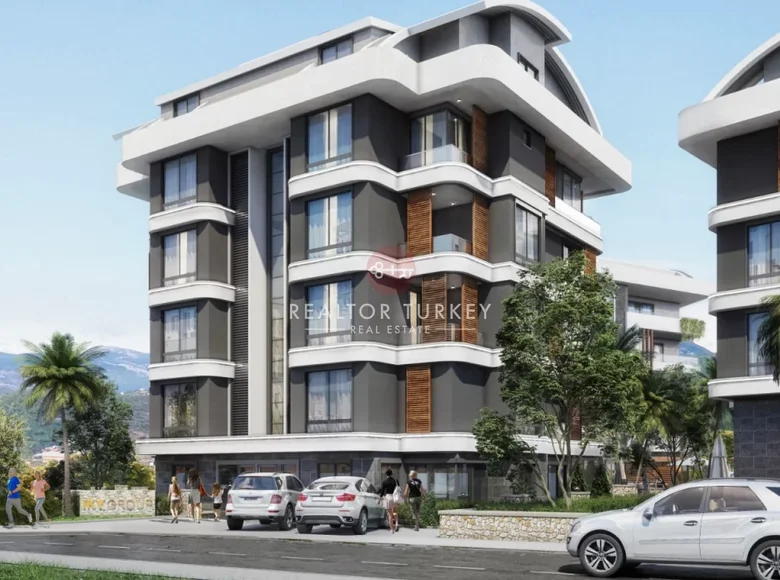 Квартира 1 комната 40 м² Алания, Турция