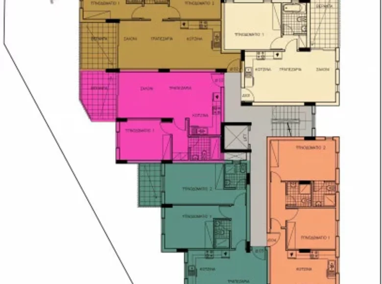 2 room apartment 92 m² Lakatameia, Cyprus