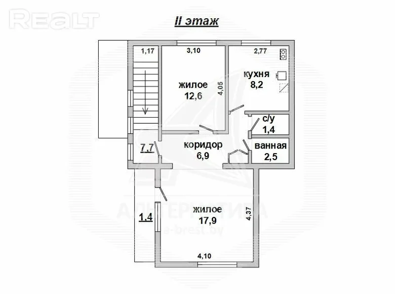 Apartamento 2 habitaciones 58 m² Saraseva, Bielorrusia