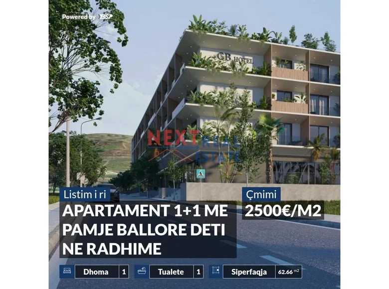 Wohnung 2 zimmer 54 m² Radhime, Albanien