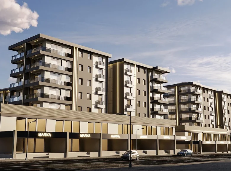 Mieszkanie 2 pokoi 68 m² Kepez, Turcja