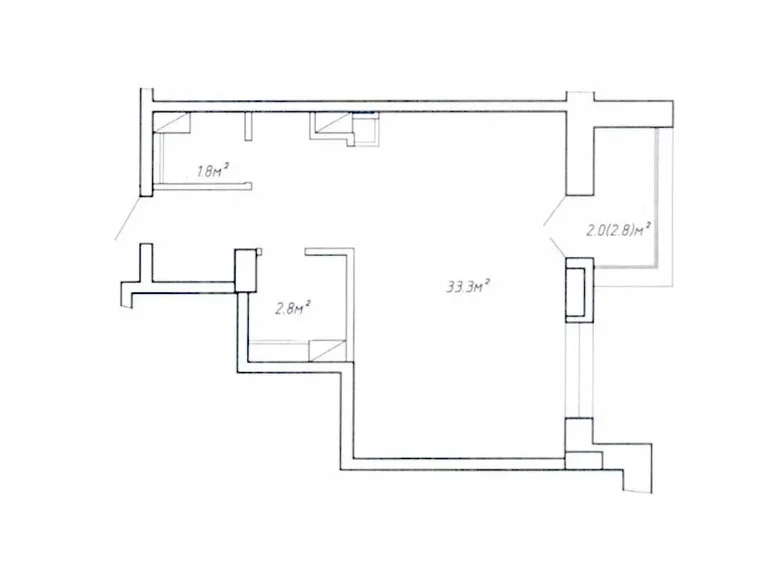 Apartamento 1 habitación 40 m² Minsk, Belarús