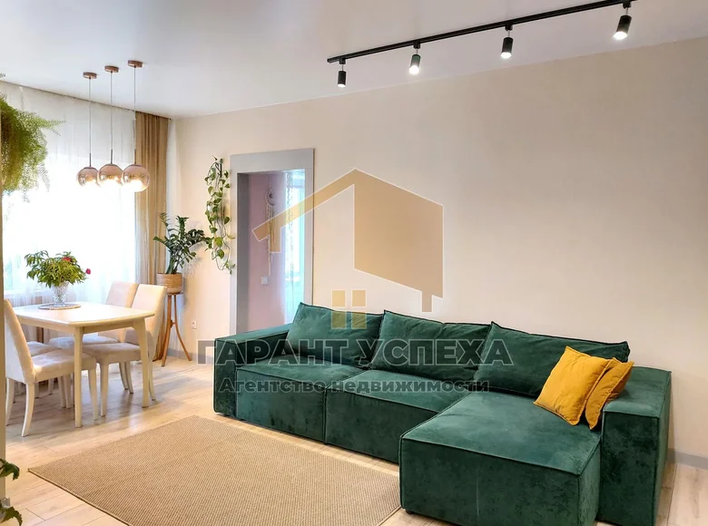 Mieszkanie 2 pokoi 44 m² Muchaviecki sielski Saviet, Białoruś
