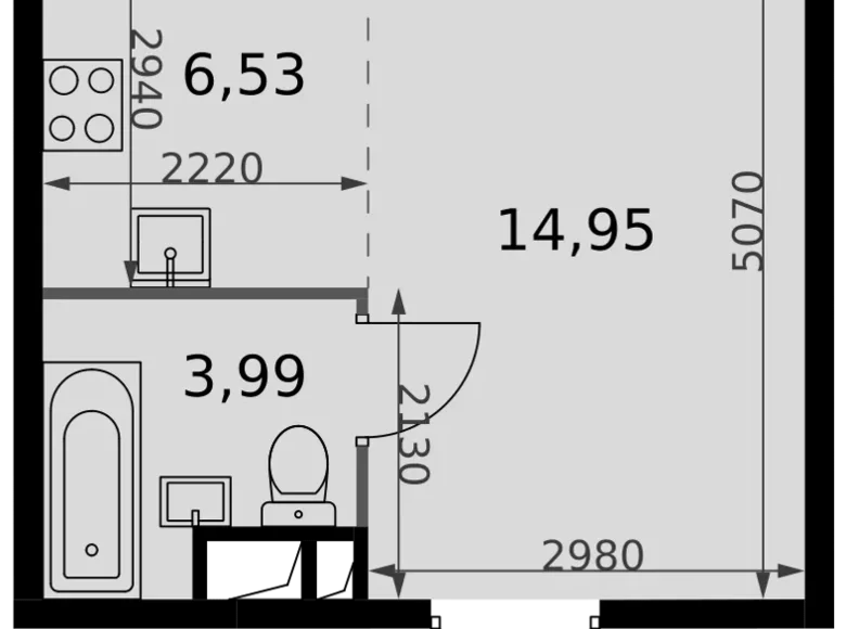 Kawalerka 1 pokój 25 m² Moskwa, Rosja