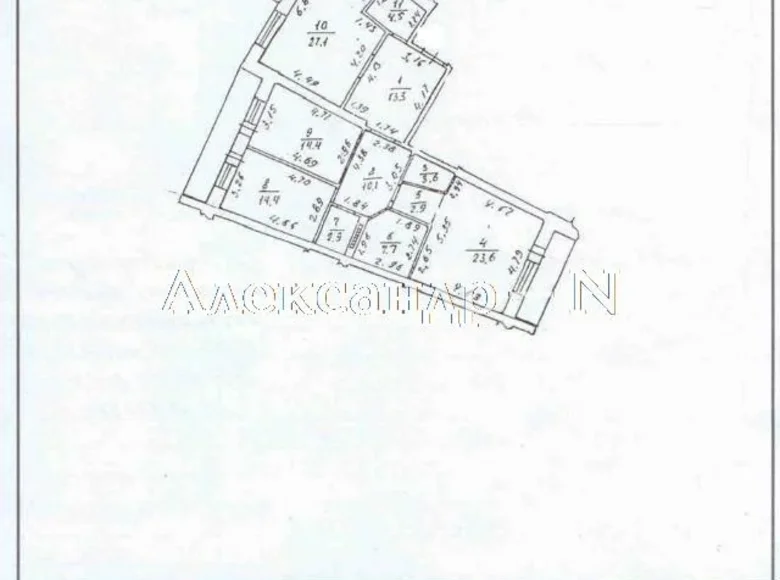 Квартира 3 комнаты 132 м² Одесса, Украина