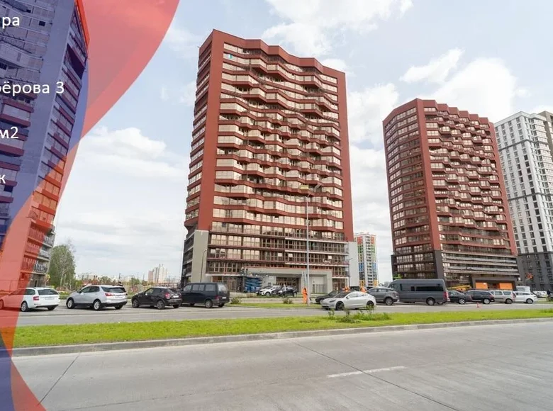 1 room apartment 39 m² Minsk, Belarus