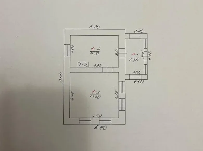 Haus 1 Zimmer 40 m² Sjewjerodonezk, Ukraine