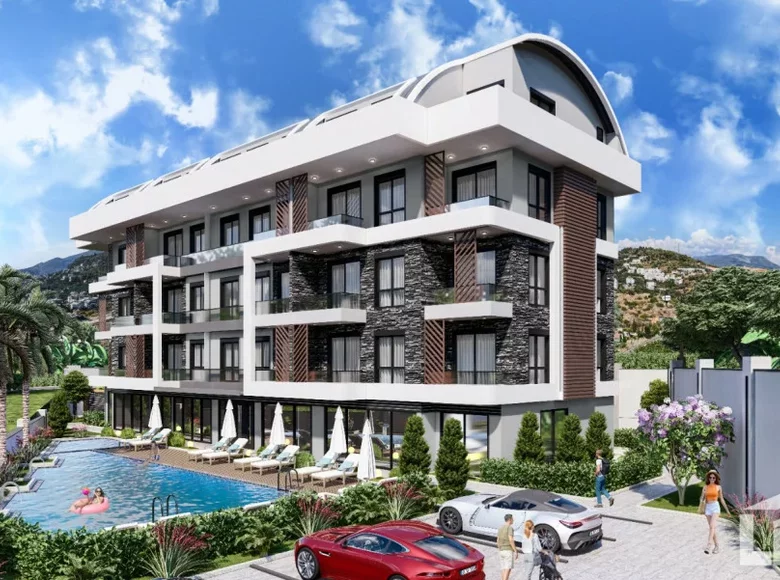 Duplex 4 rooms 46 m² Alanya, Turkey