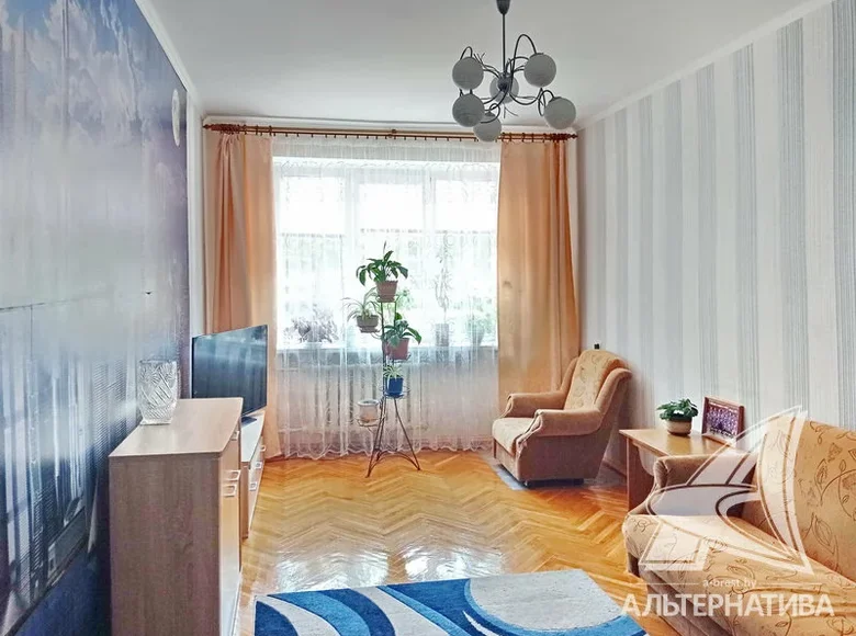 Mieszkanie 2 pokoi 49 m² Brześć, Białoruś